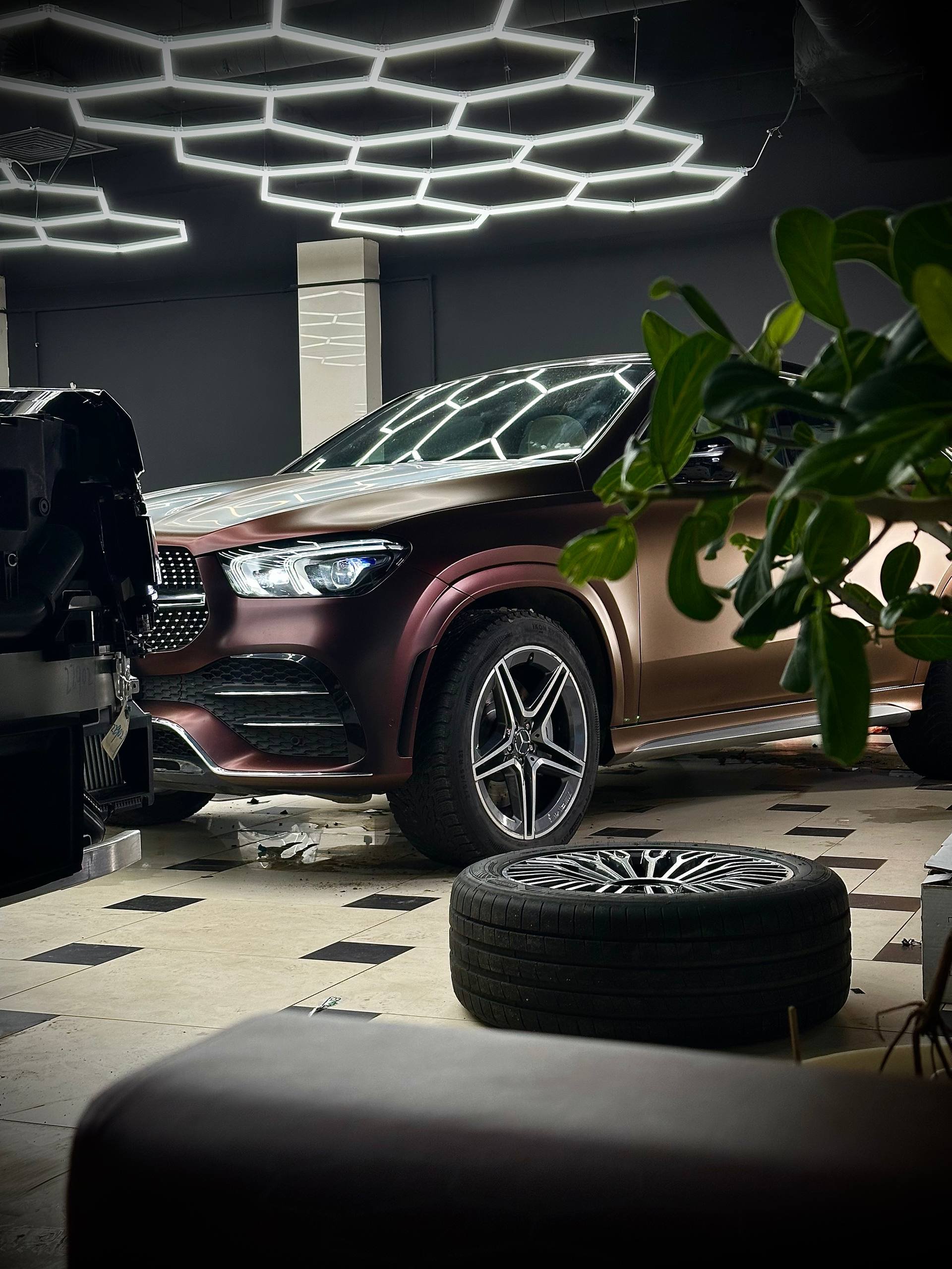 Детейлинг интерьера Mercedes